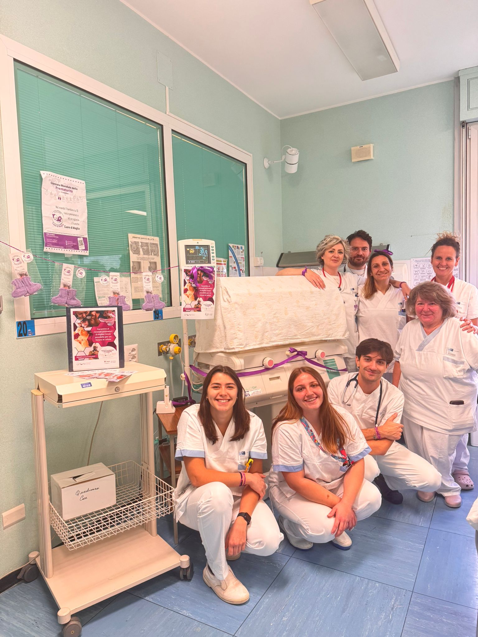In allegato le foto del personale del reparto dell'Annunziata e alcuni scatti dell'incontro di ieri a Torregalli