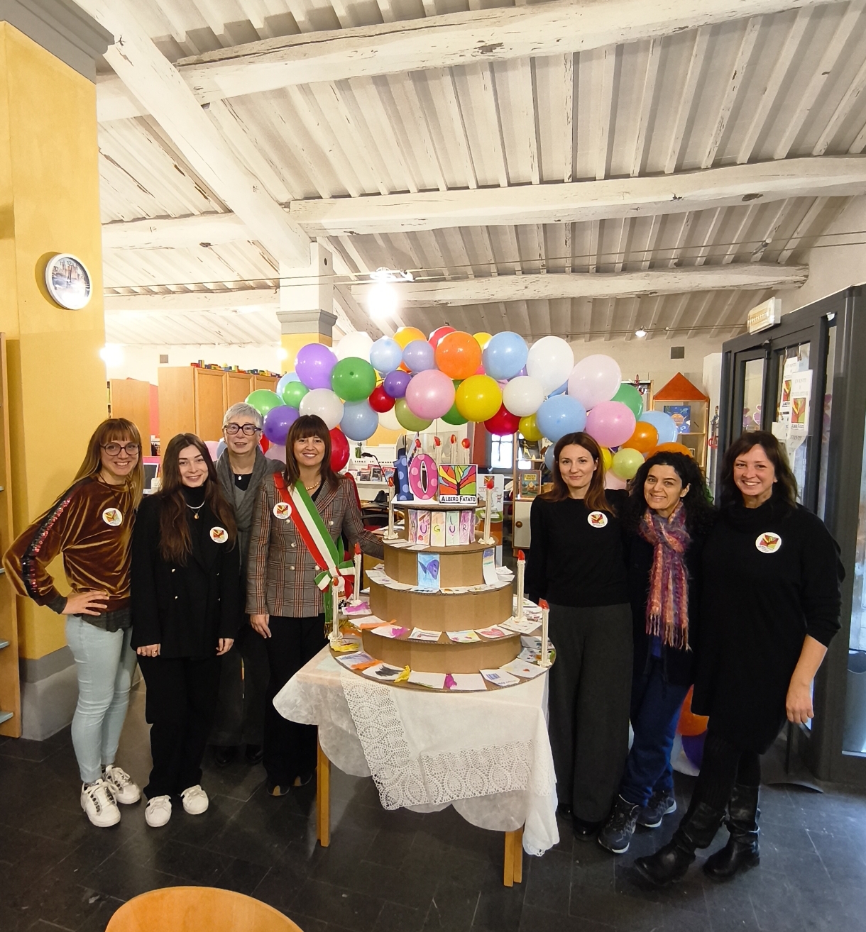 I festeggiamenti per i dieci anni della ludoteca comunale di Fucecchio