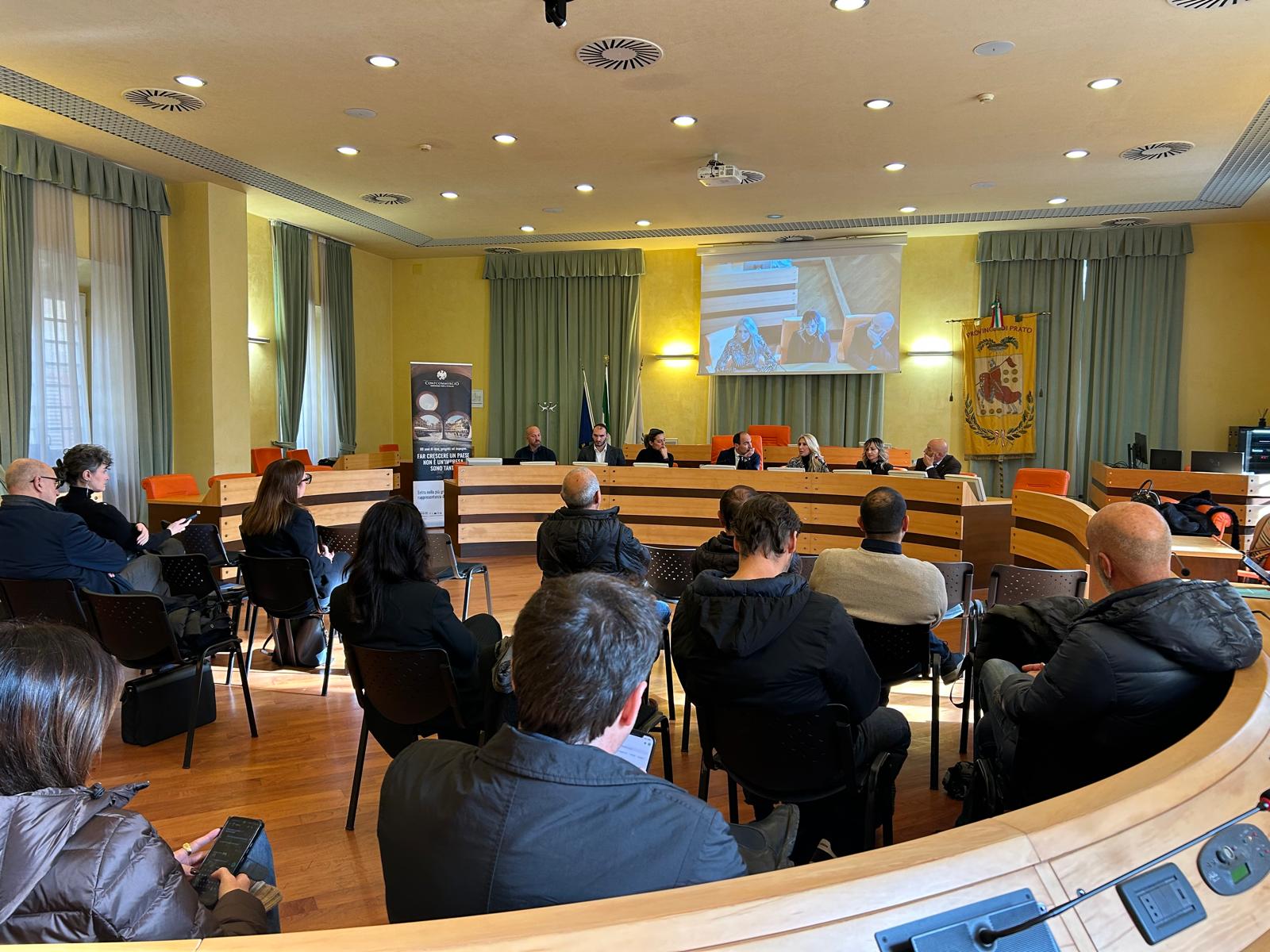 Un momento della presentazione (Fonte foto Provincia di Prato)