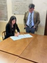 La firma della Sindaca Giannì