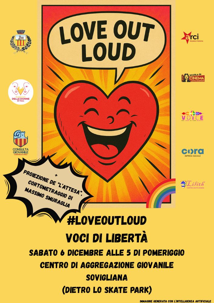 Vinci. #loveoutloud, pomeriggio di inclusione al Centro di Aggregazione Giovanile di Sovigliana