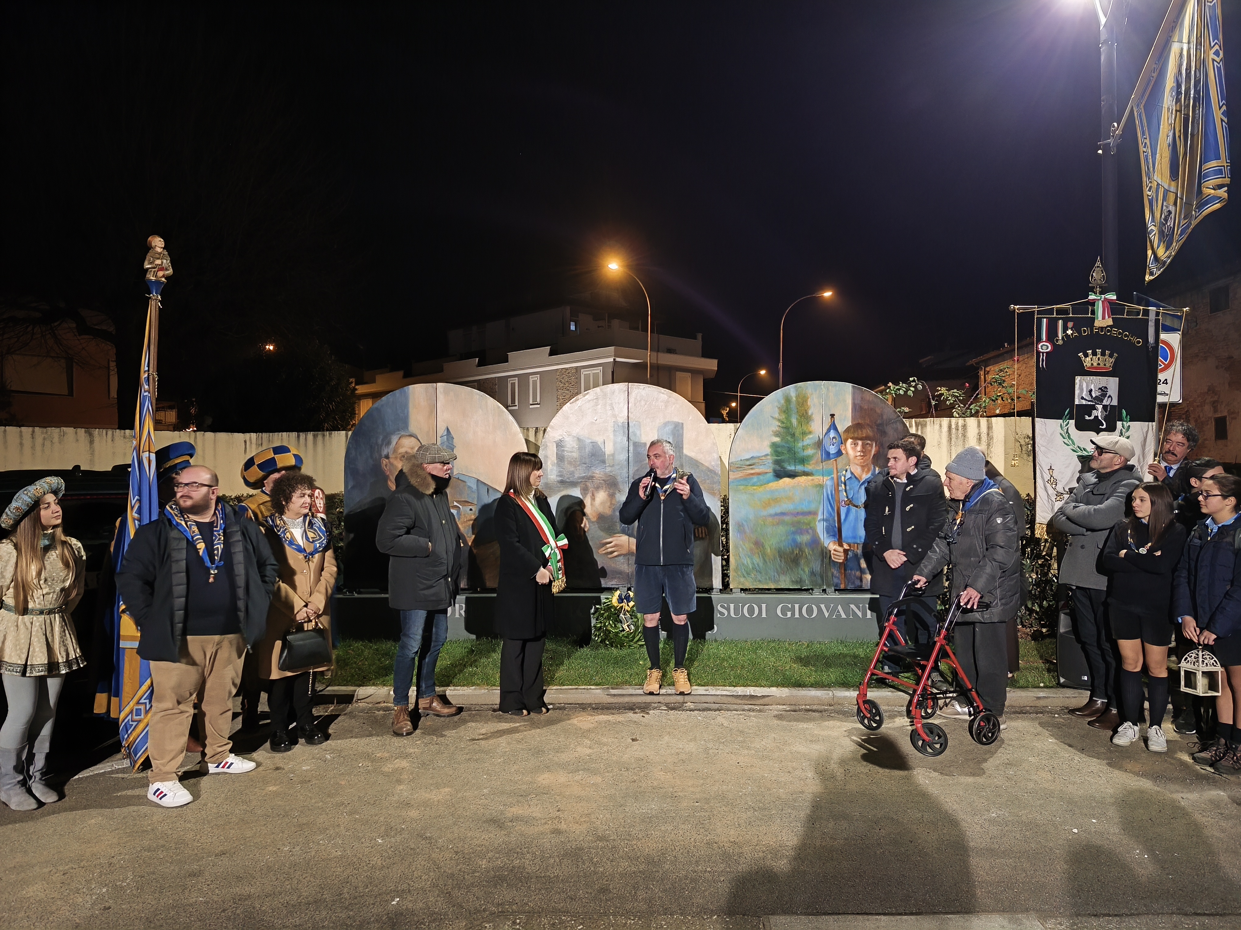 Inaugurata la nuova piazza Padre Ceci a Fucecchio