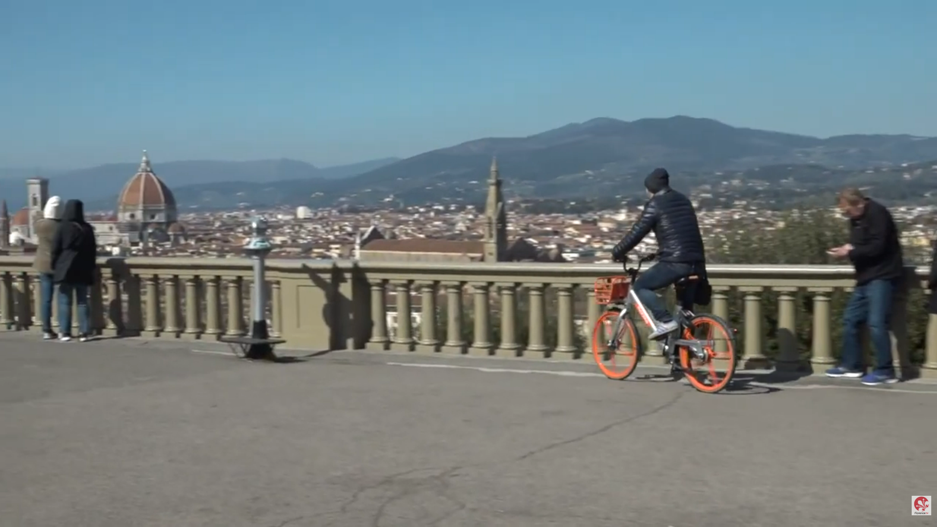 Frame dal video di Florence Tv