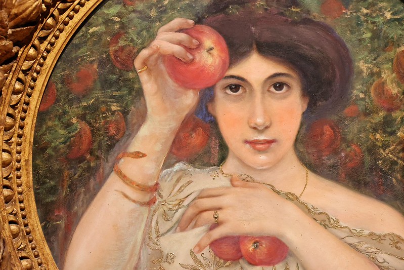 Un dipinto di Carlo Adolfo Schlatter (foto Antonello Serino - Met Ufficio Stampa)