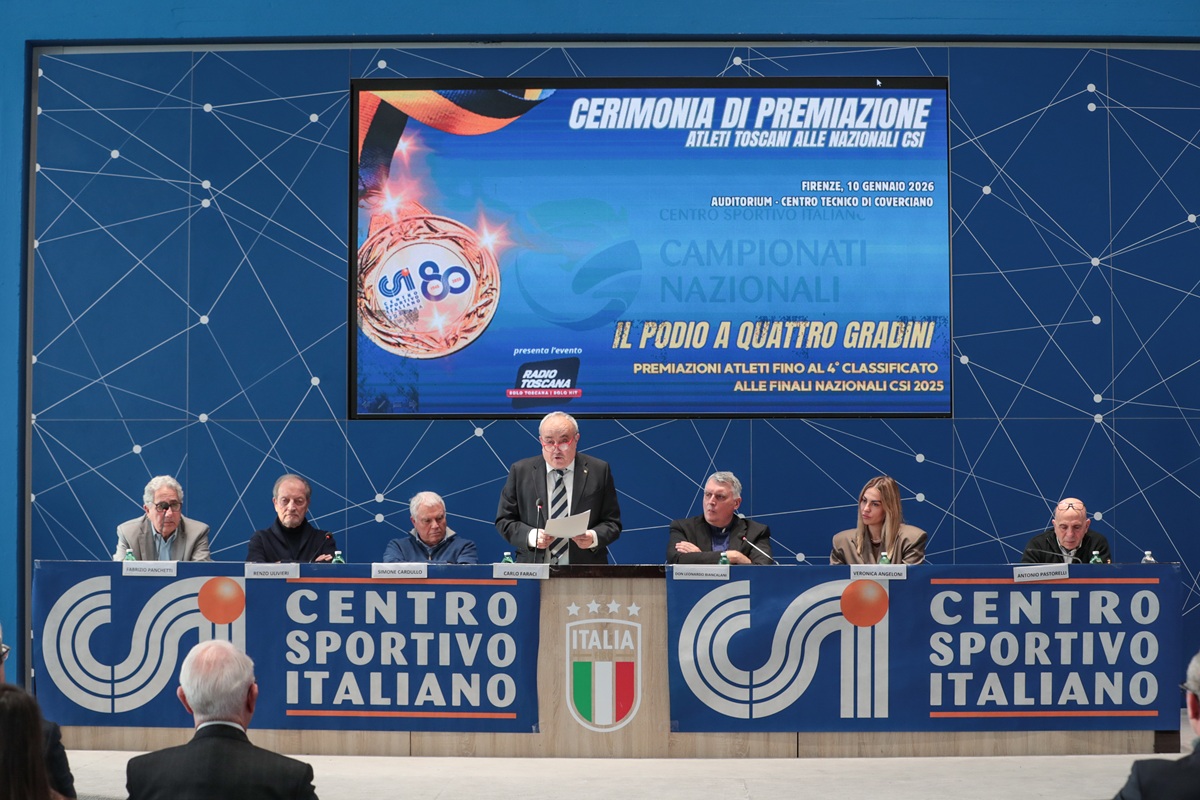 Carlo Faraci presidente regionale CSI Centro Sportivo Italiano Toscana