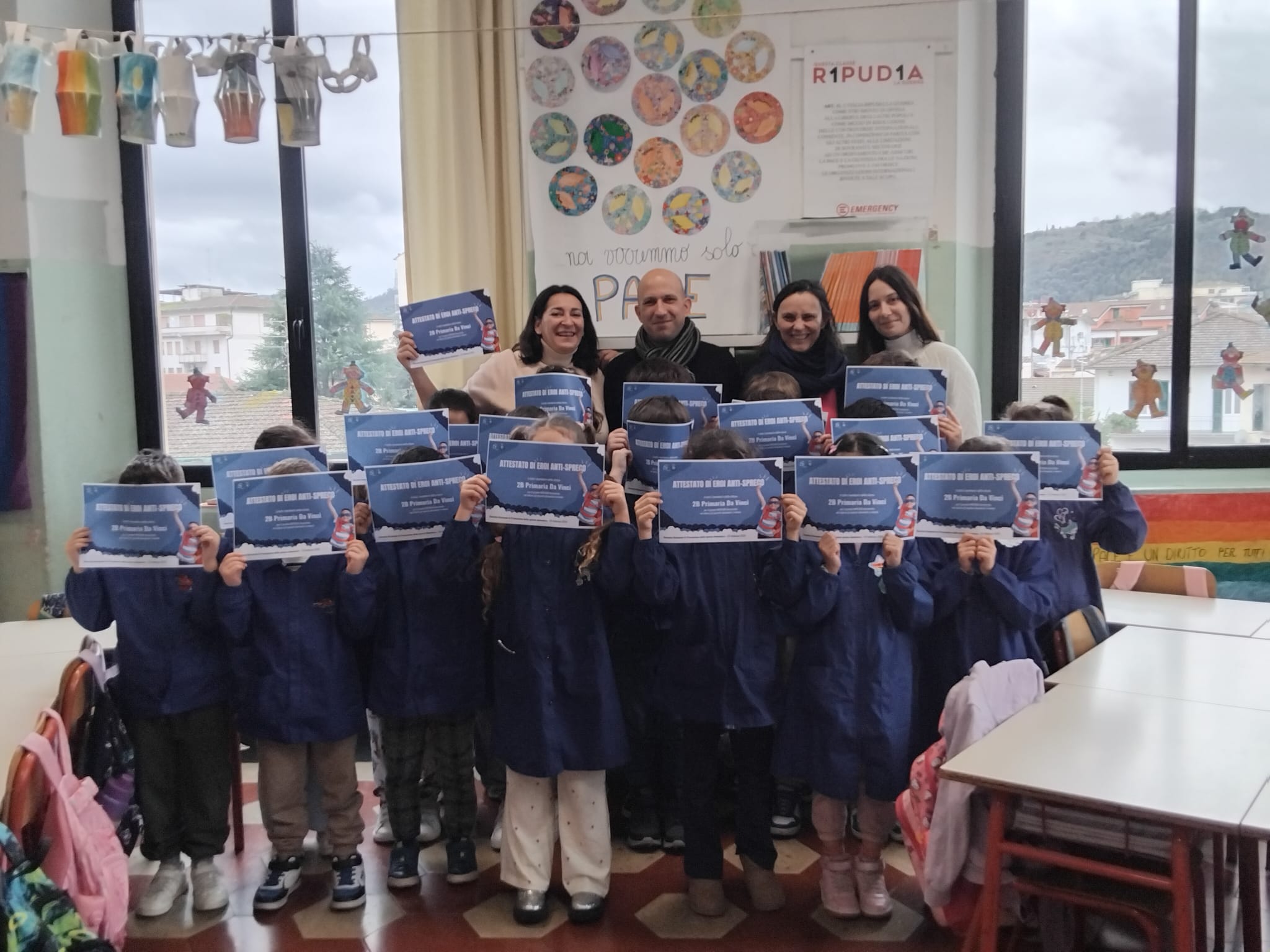 Comune di Signa e Qualità e Servizi premiano la classe più virtuosa alla mensa scolastica (Fonte foto Comune di Signa)