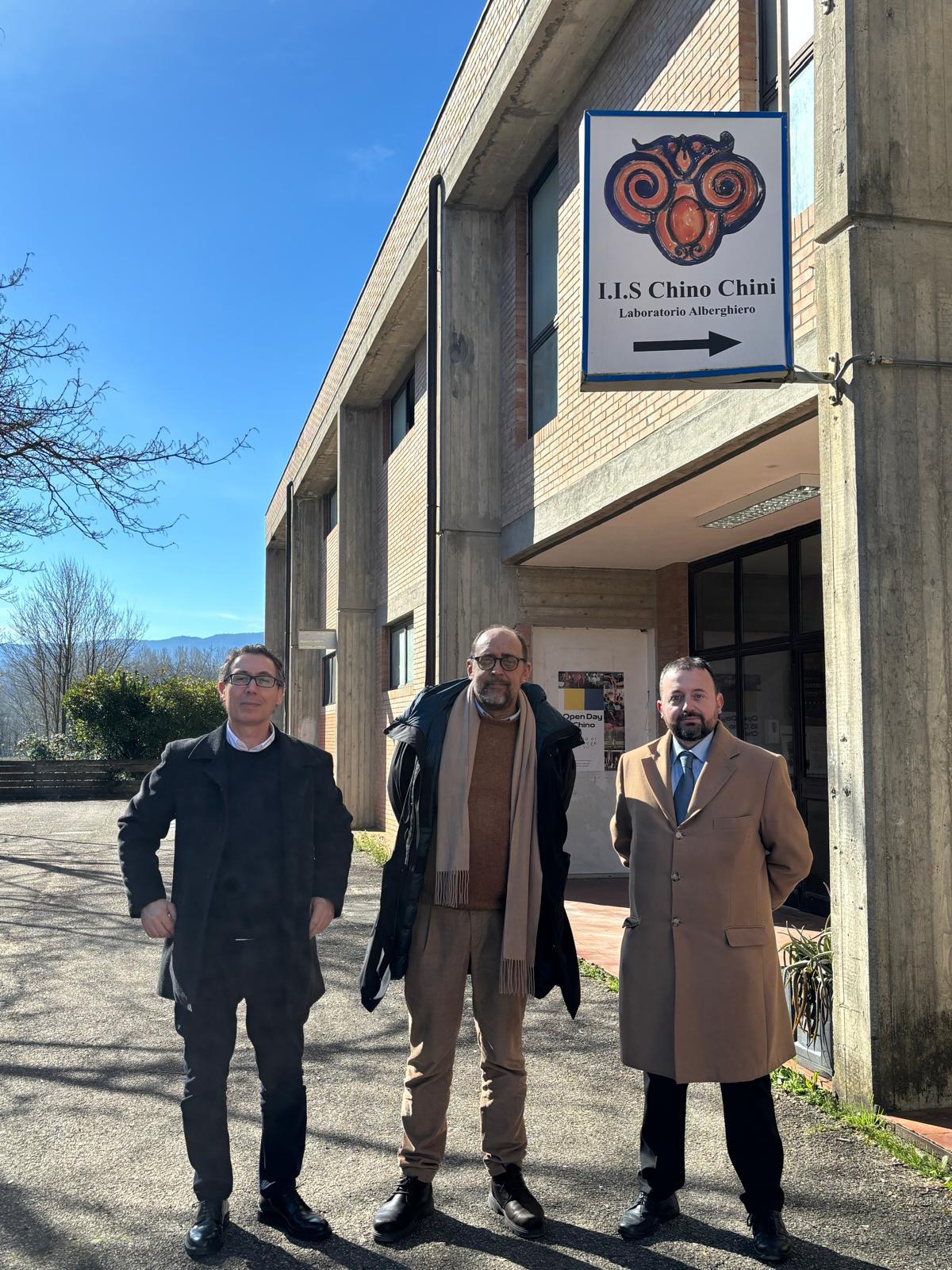 La visita dei consiglieri metropolitani 