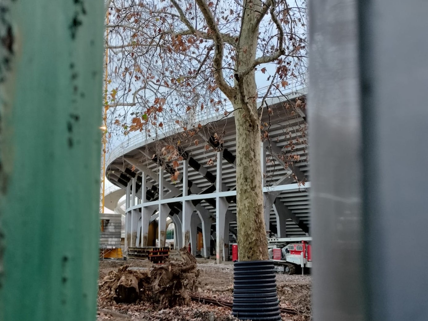 Lavori Stadio Franchi (foto Antonello Serino - Met Ufficio Stampa)