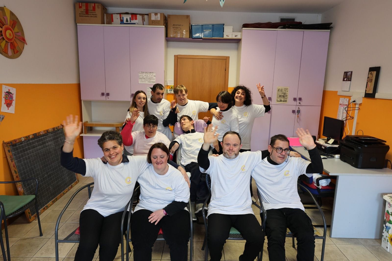 I ragazzi di Casa Caldine. Foto tratta dalla loro pagina Facebook