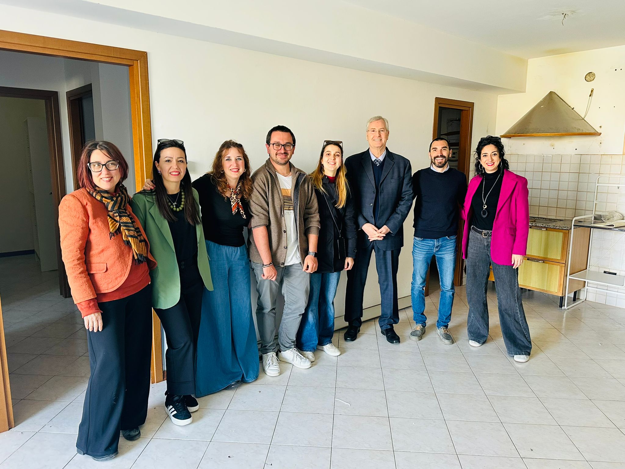 Rappresentanti dell'amministrazione e Fondazione Caritas