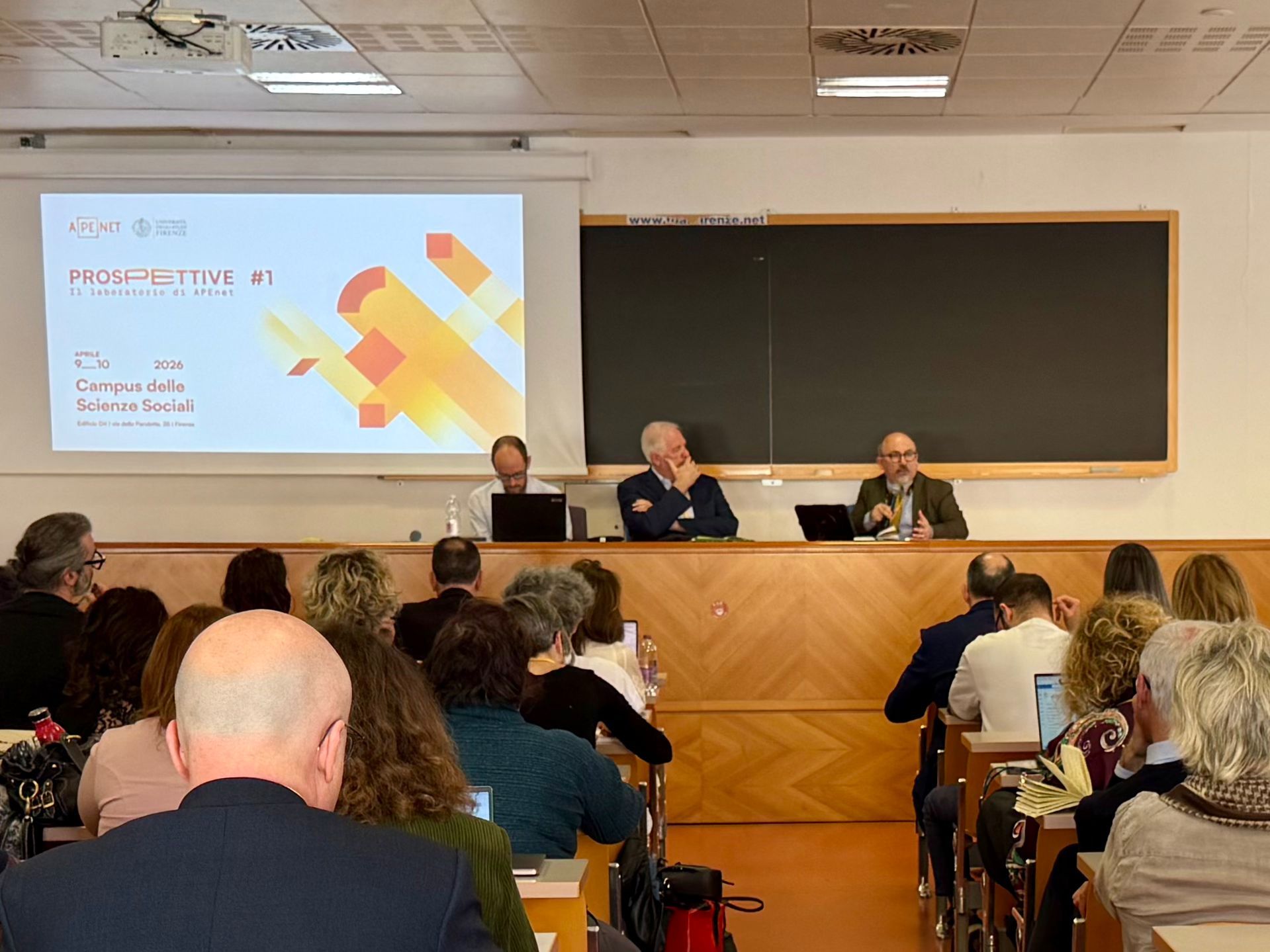 Un momento della riunione nazionale di APEnet (Fonte foto Università degli Studi di Firenze)