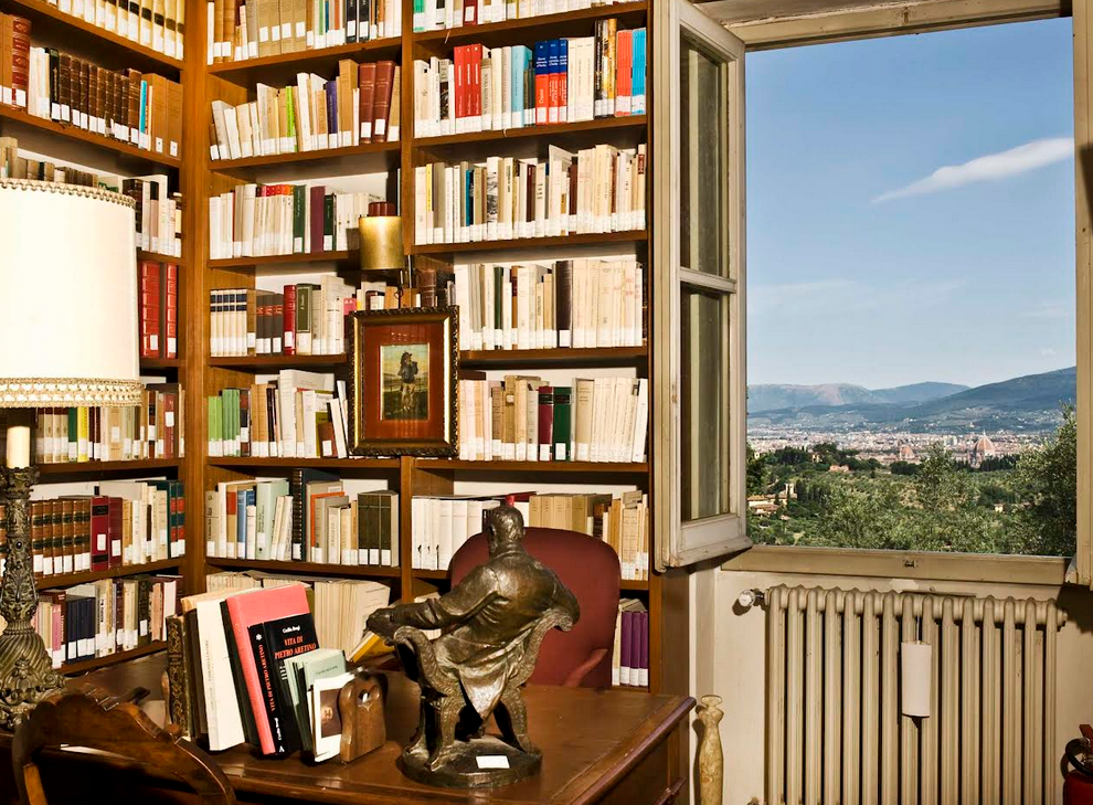 La casa dei libri Villa Spadolini - Firenze (Fonte foto comunicato Case della Memoria)