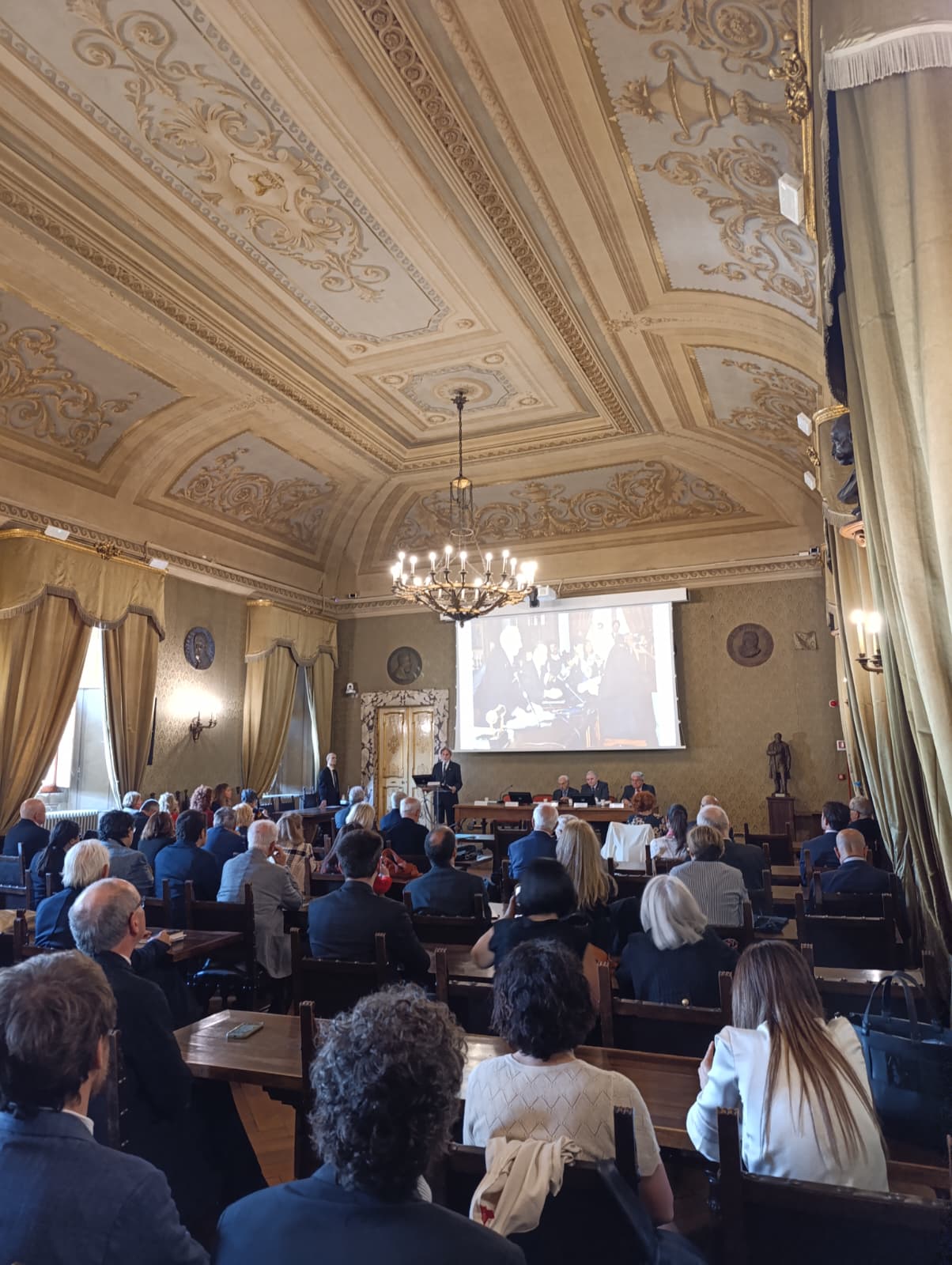 Il convegno all'Accademia dei Lincei (fonte foto comunicato stampa)