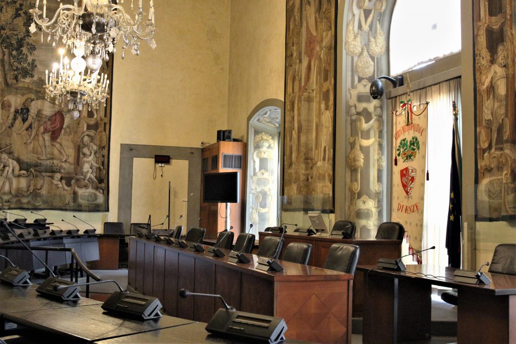 Sala del Consiglio (foto Antonello Serino - Met Ufficio Stampa)