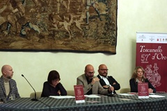 Un momento della conferenza stampa (foto Antonello Serino - Met Ufficio Stampa)