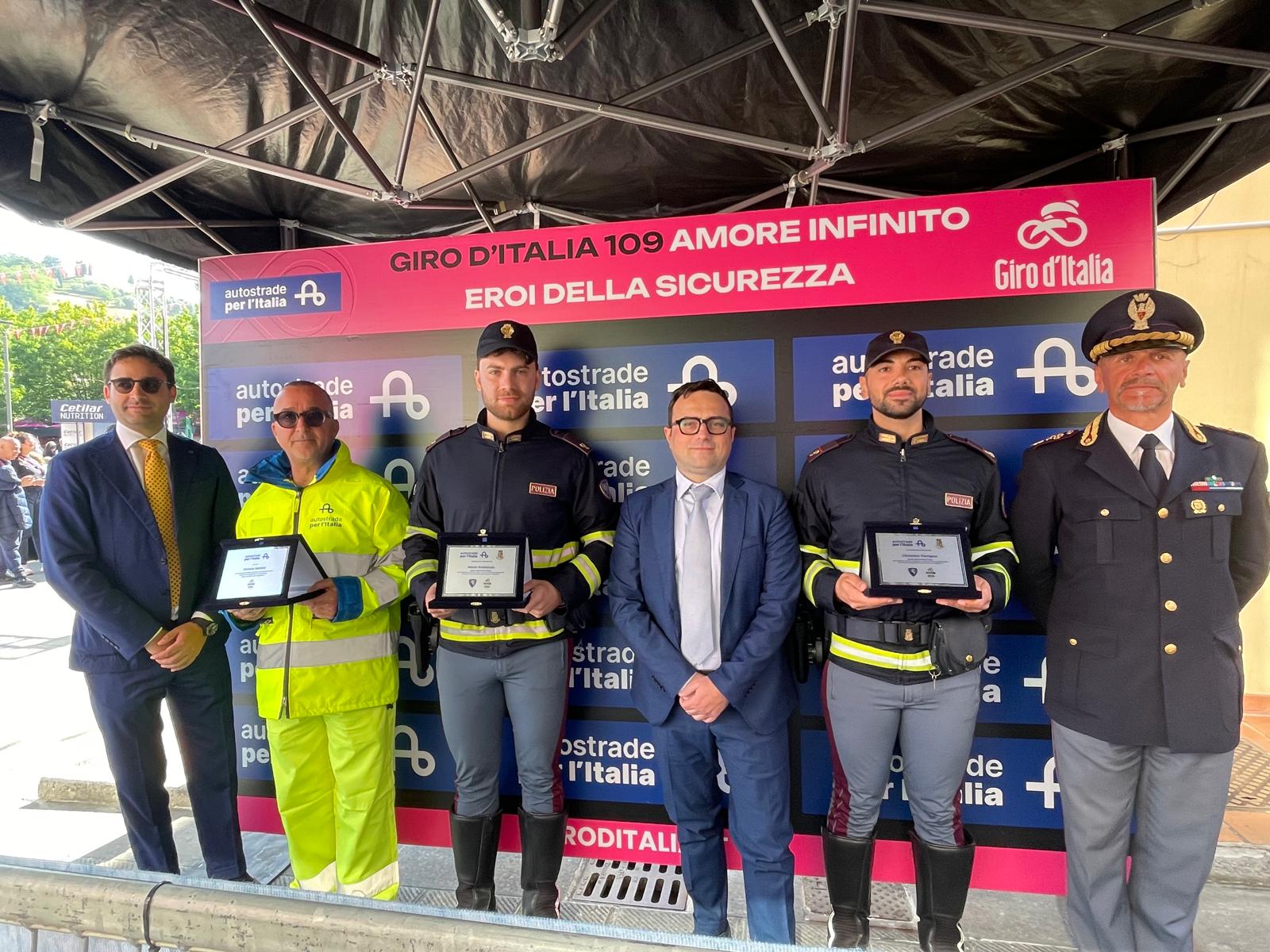 Eroi della sicurezza (Fonte foto comunicato stampa Autostrade Spa)