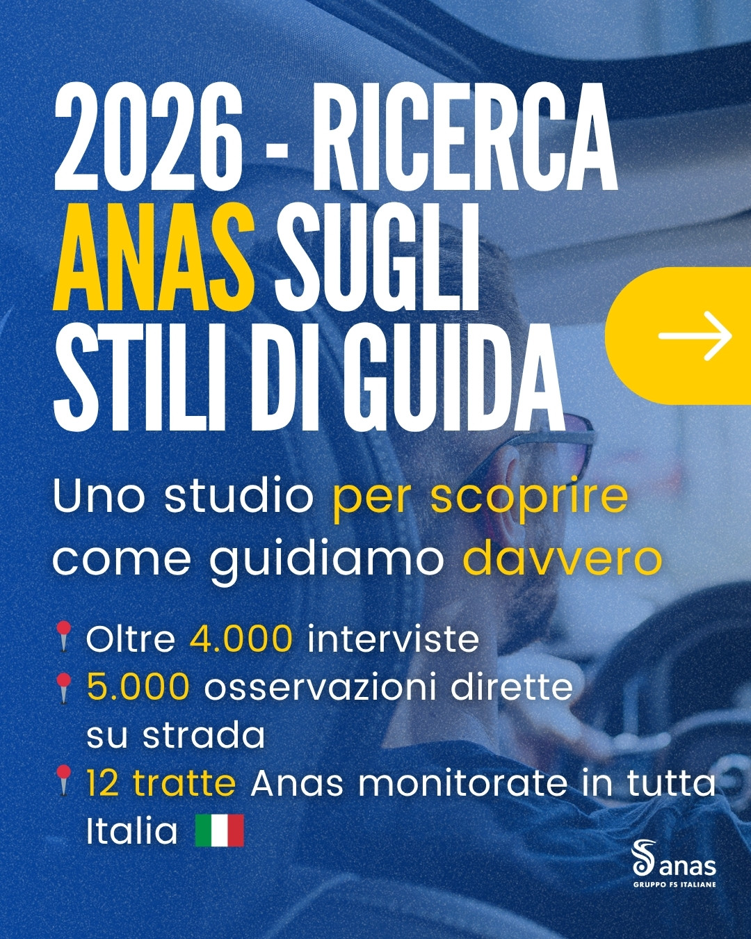 Anas, la ricerca sugli stili di Guida