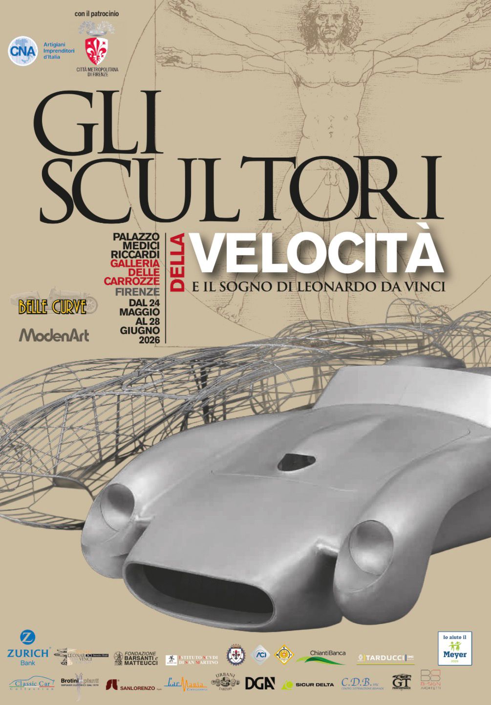 "Gli scultori della velocità" in Palazzo Medici Riccardi 