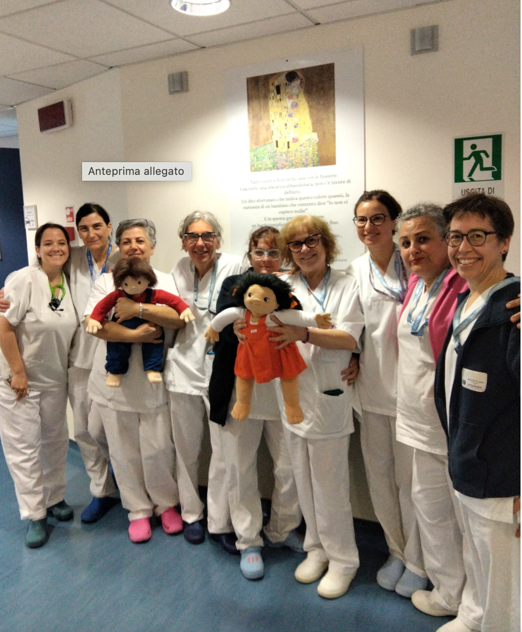 L'equipe Geriatria del Santo Stefano di Prato (Fonte foto comunicato Ausl Toscana Centro)