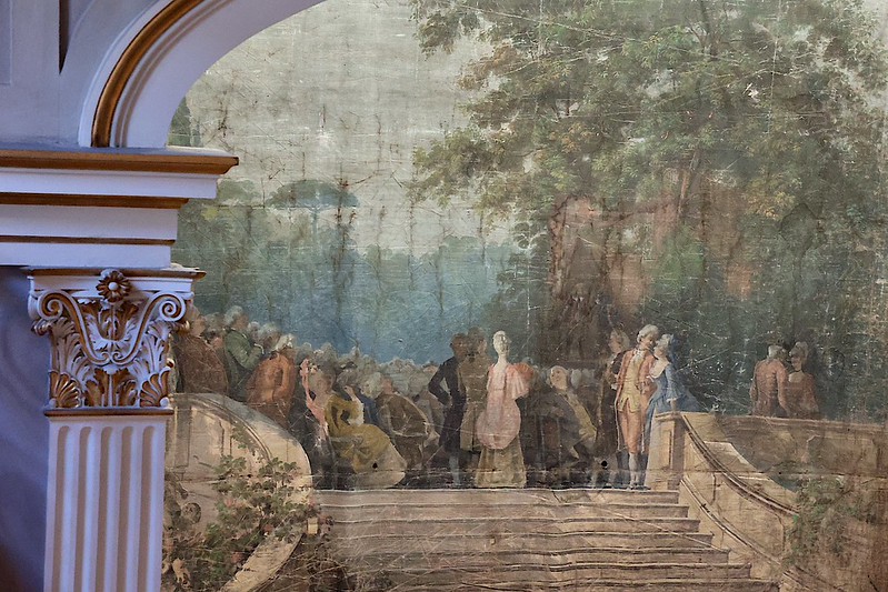 Palazzo Rinuccini, sipario dipinto (foto Antonello Serino - Met Ufficio Stampa)