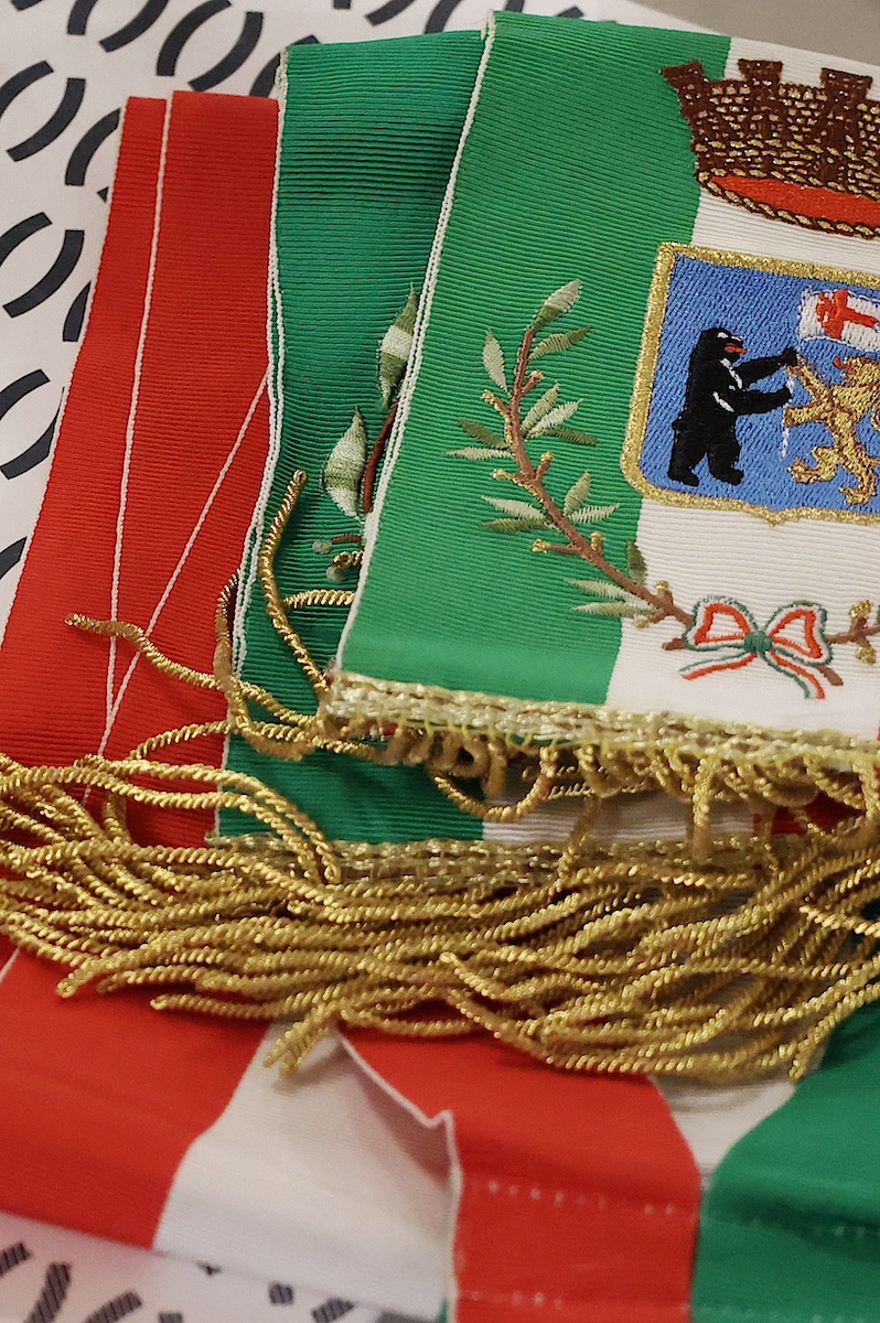 Fascia tricolore (foto Antonello Serino - Met Ufficio Stampa)
