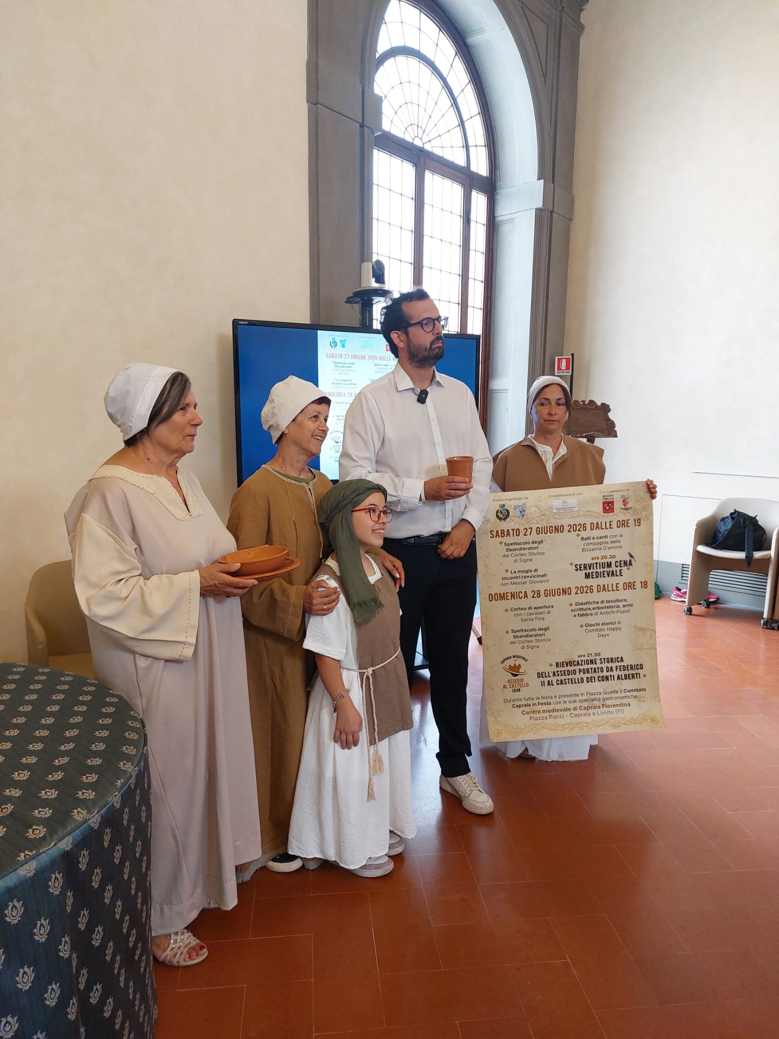 La presentazione di 'Assedio al Castello'