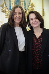 Sara Funaro e Claudia Sereni (foto Antonello Serino - Met Ufficio Stampa)