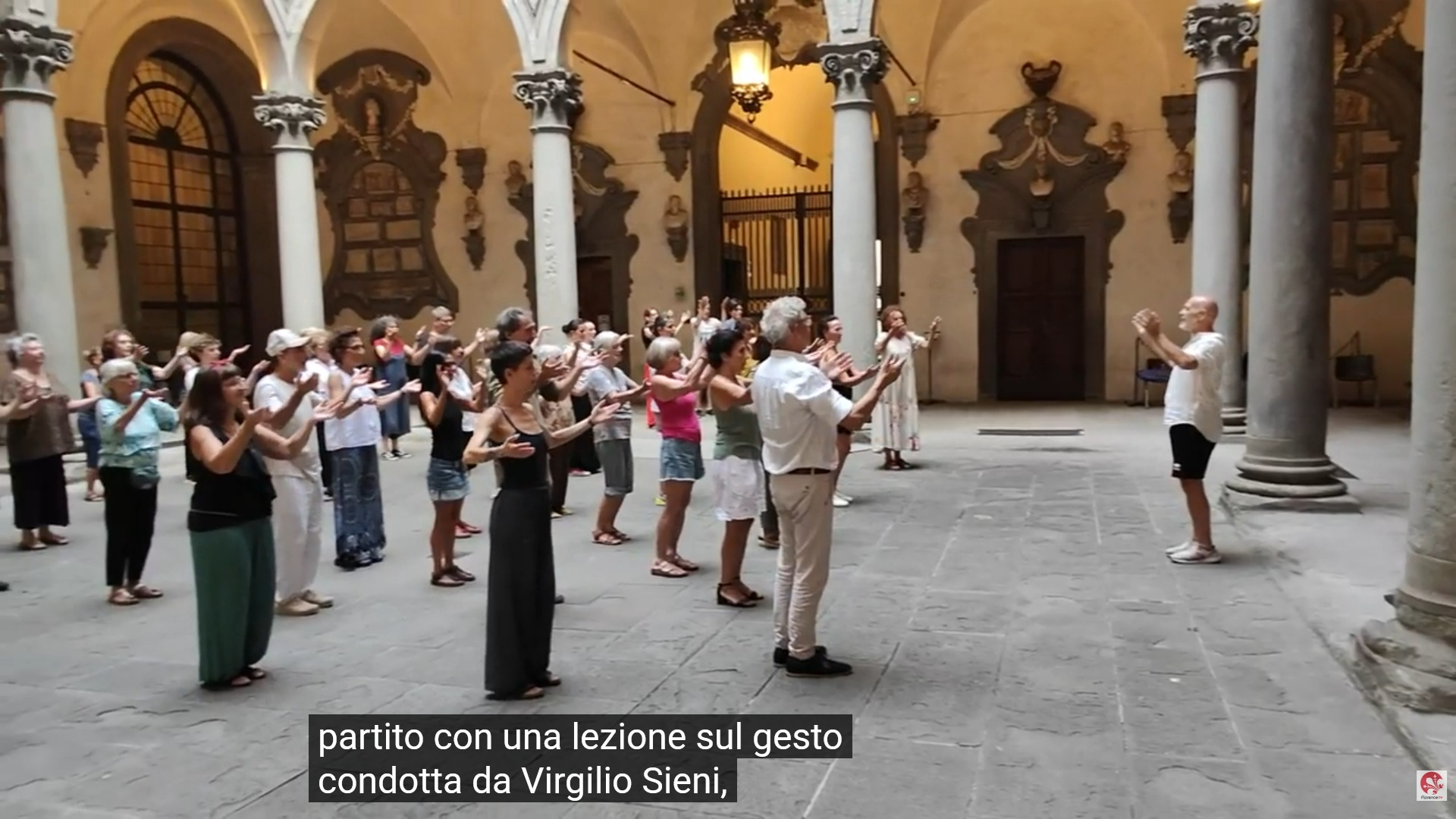 Frame dal video di Florence Tv
