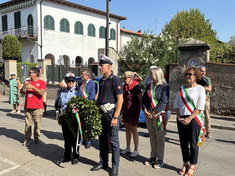 Un momento della cerimonia