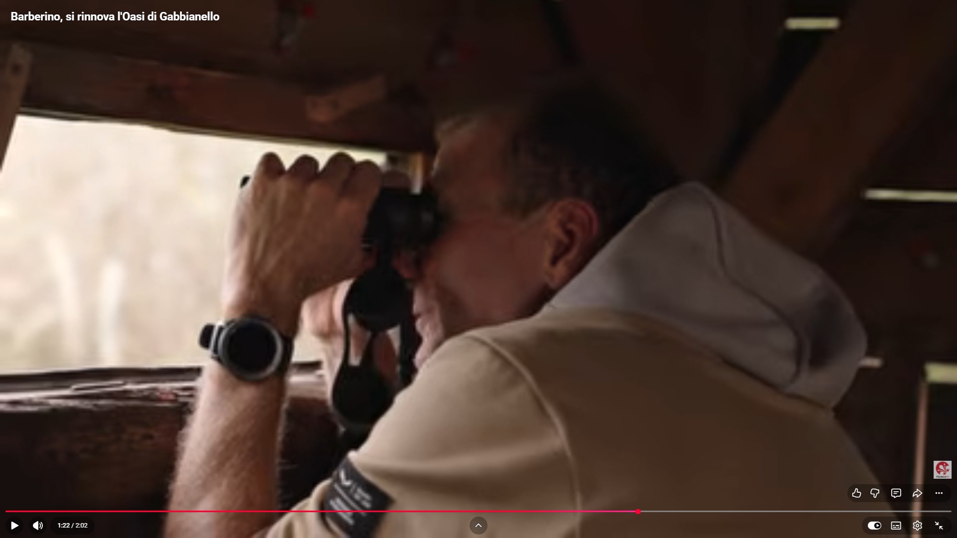 Frame dal video di Florence Tv