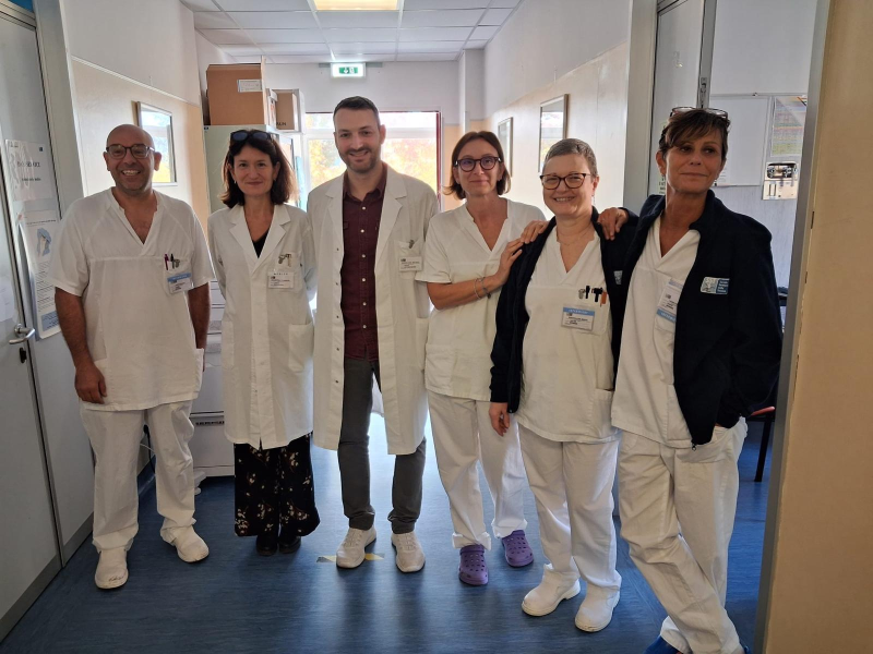 Gli operatori impegnati nella vaccinazione