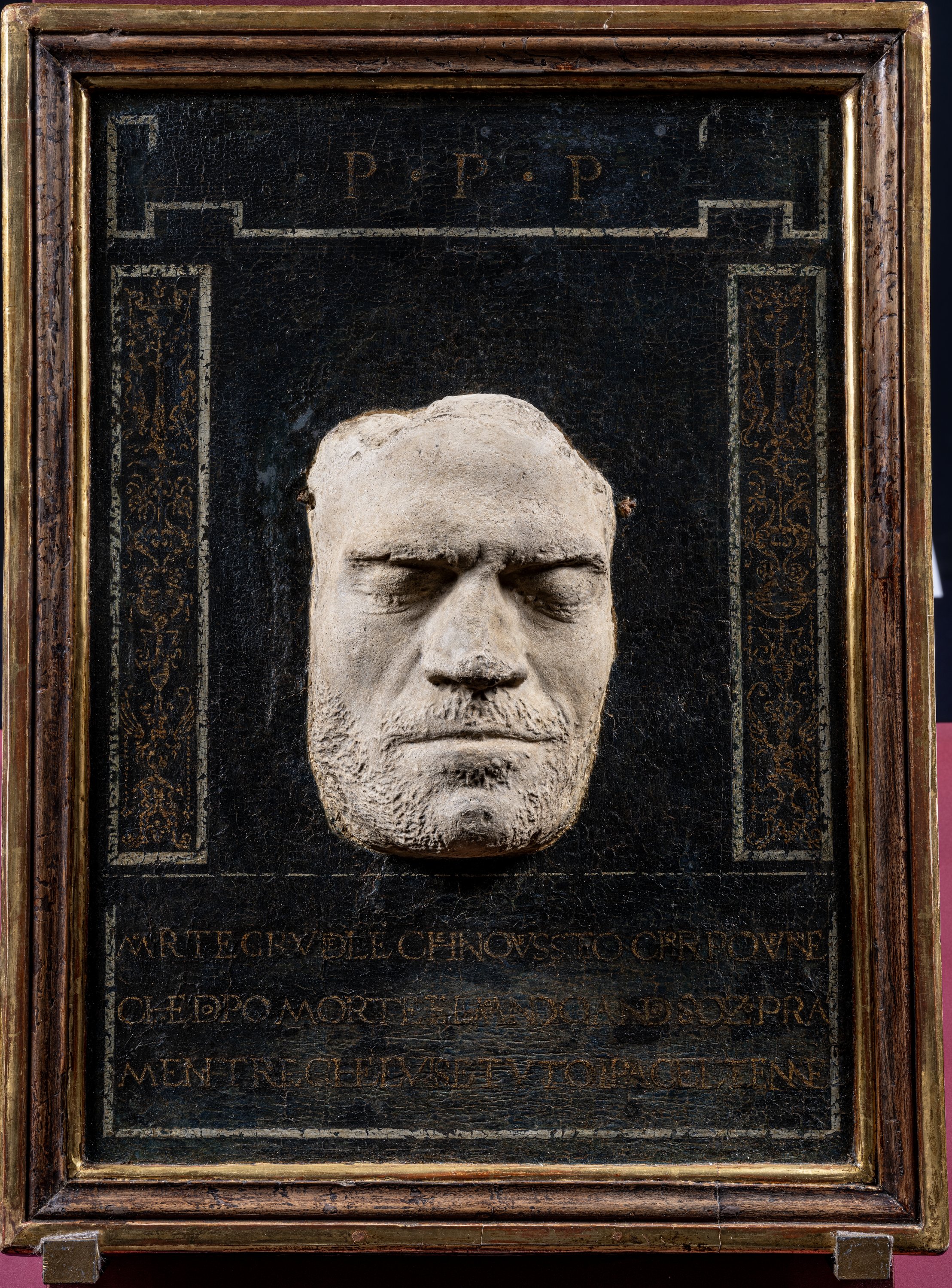 Maschera funebre Lorenzo-fonte foto comunicato stampa