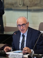 Nicola Armentano, consigliere della Città Metropolitana delegato al Patrimonio (foto Antonello Serino Met Ufficio Stampa)