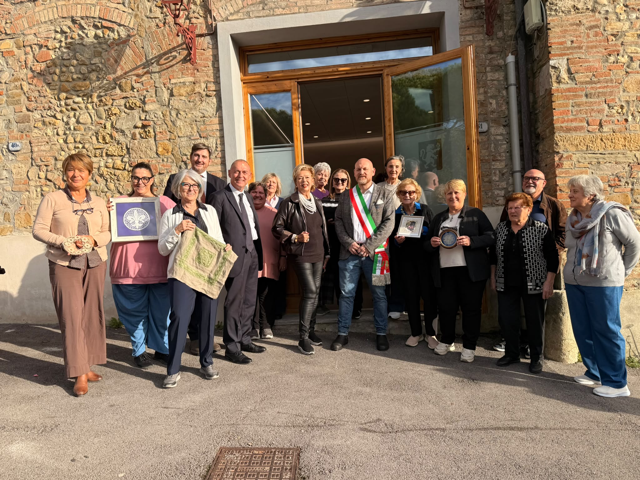 Punto Tavarnelle con Regina Schrecker (Fonte foto comunicato Comune di Barberino Tavarnelle)