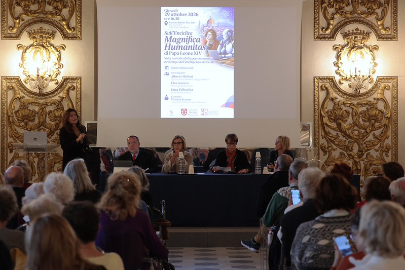 A Palazzo Medici Riccardi il confronto sull’intelligenza artificiale e la dignità umana (foto Antonello Serino Met Ufficio Stamapa)