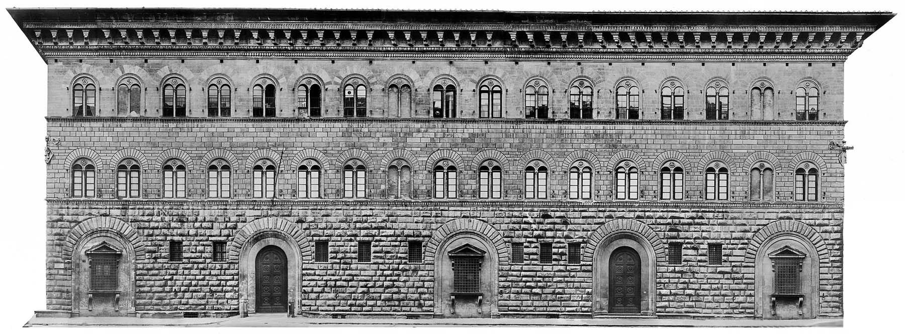 La facciata di Palazzo Medici Riccardi