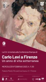 L'invito per la presentazione della mostra di Carlo Levi in Palazzo Medici Riccardi