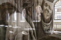 Oltre le mura di Sant’Orsola opera di Alberto Ruce (Foto di Antonello Serino - Met Ufficio Stampa