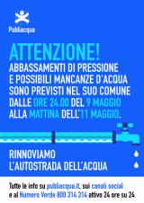 Rinnovo e potenziamento l’Autostrada dell’acqua