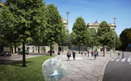 RENDERING DI PIAZZA BECCARIA (fonte foto Comune di Firenze)
