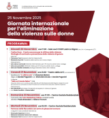 Giornata internazionale per l’eliminazione della violenza contro le donne