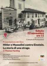 Il giornalista e autore Thomas Harding presenta a Pontassieve il libro che racconta la strage delle parenti di Einstein.