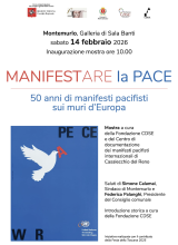 Manifestare la pace, una mostra nella galleria della Sala Banti racconta 50 anni di manifesti pacifisti sui muri d’Europa