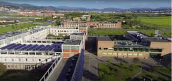 Immagine aerea del Campus scientifico di Sesto Fiorentino (Fonte foto Università degli Studi di Firenze)