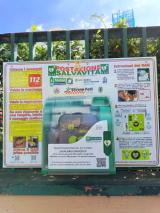 La postazione del defribrillatore