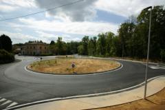 La nuova rotatoria delle Vedute