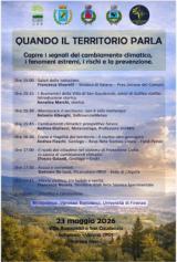 Giuliacci in Val di Bisenzio per parlare di cambiamento climatico, frane e rischio sismico