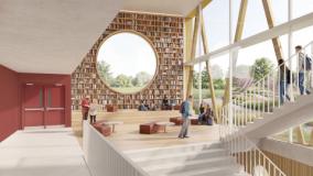 La Biblioteca al primo piano