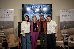 Claudia Sereni consigliera metropolitana con delega alla cultura, Silvia Catani sindaca di Vaglia, Luca Carboni, Tommaso Trberti sindaco di Marradi (foto Antonello Serino - Met Ufficio Stampa)