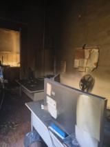 Incendio all'Istituto Macchiavelli-Capponi